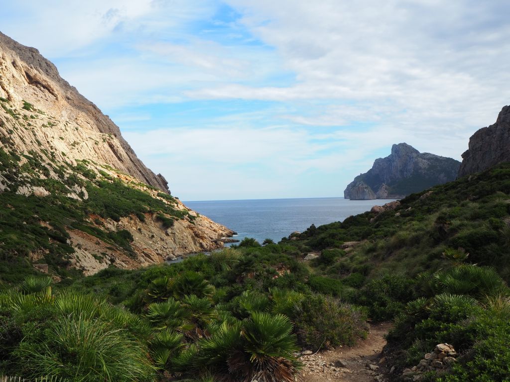 Ausblick auf die Bucht Boquer