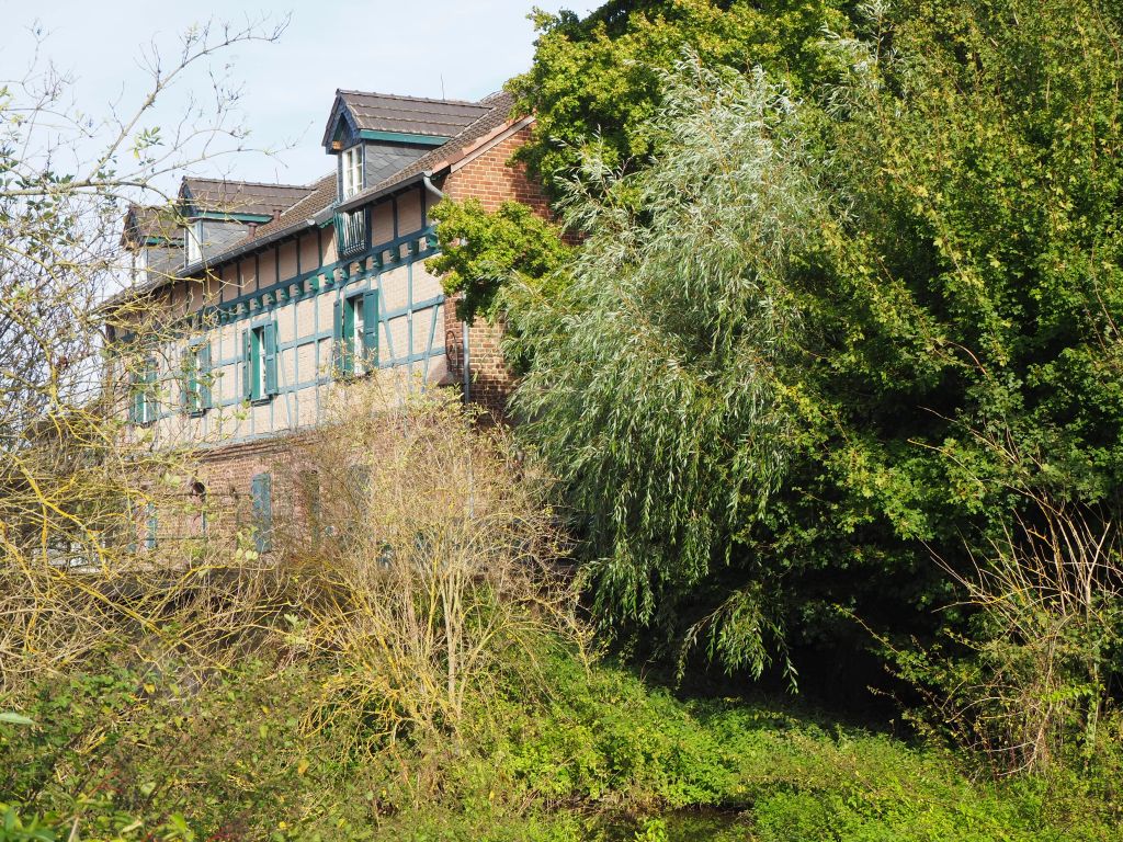 Seitenansicht der Gymnicher Mühle