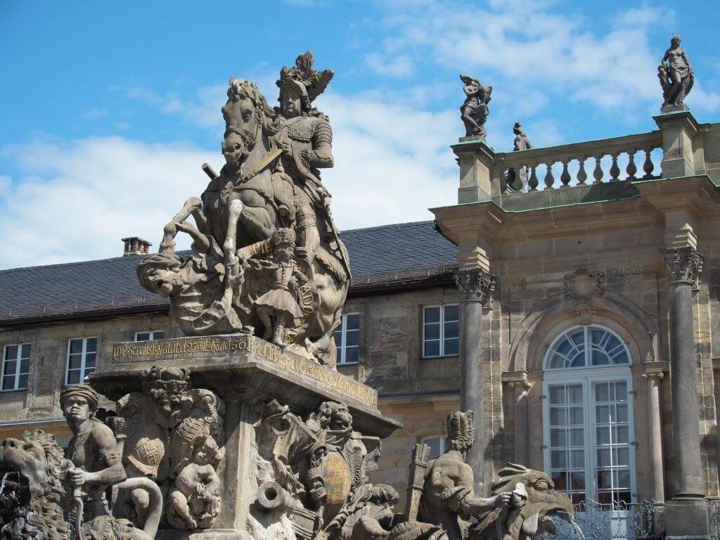 Markgrafenbrunnen am Neuen Schloss in Bayreuth