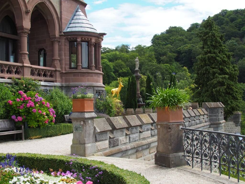 Außenbereich von Schloss Drachenburg