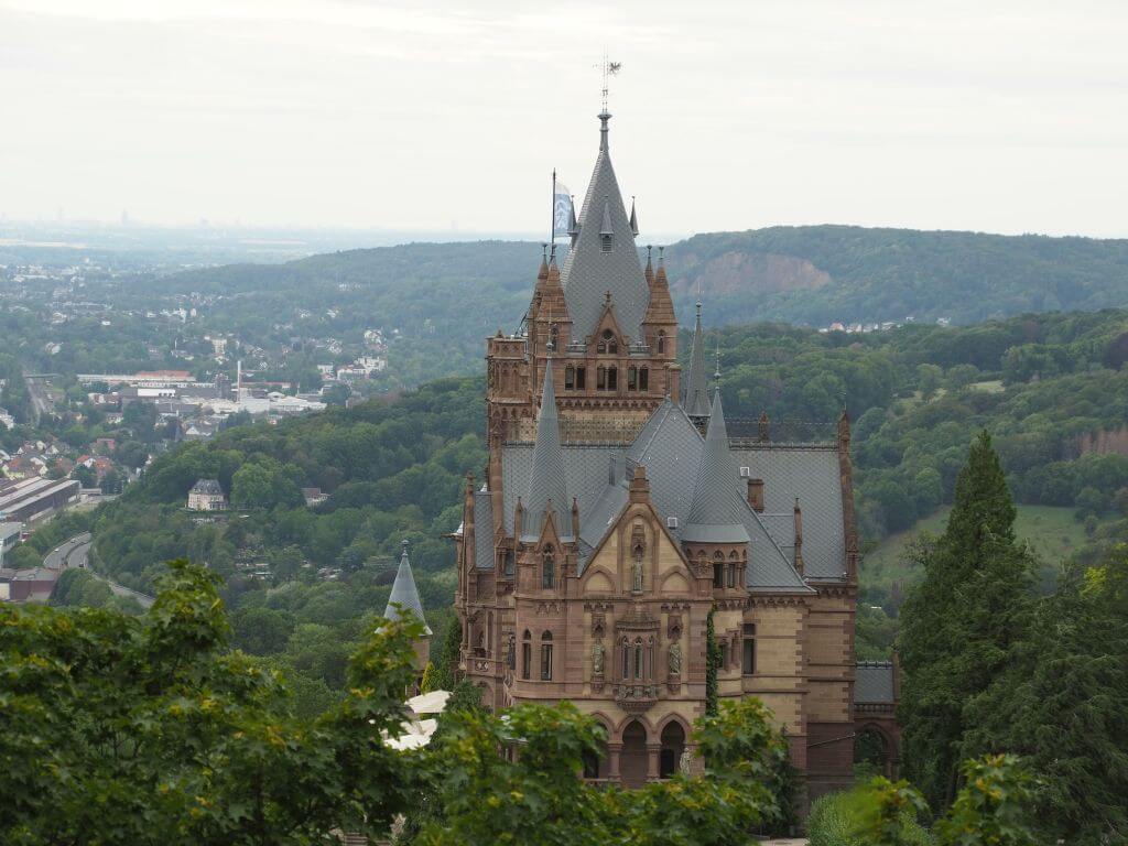 Ausblick auf Schloss Drachenburg