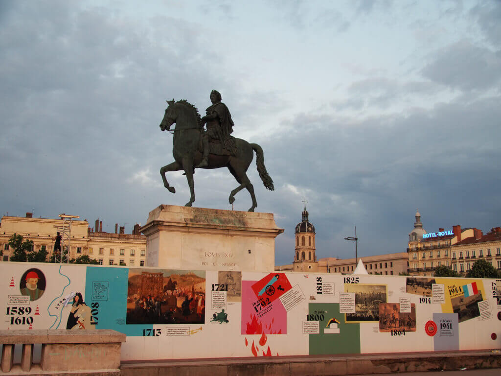 Place Bellecour in Lyon