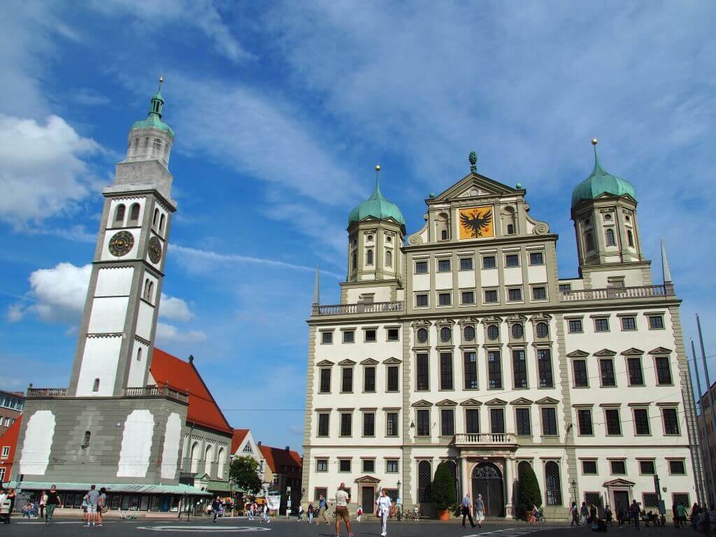 Rathaus und Perlachturm Augsburg